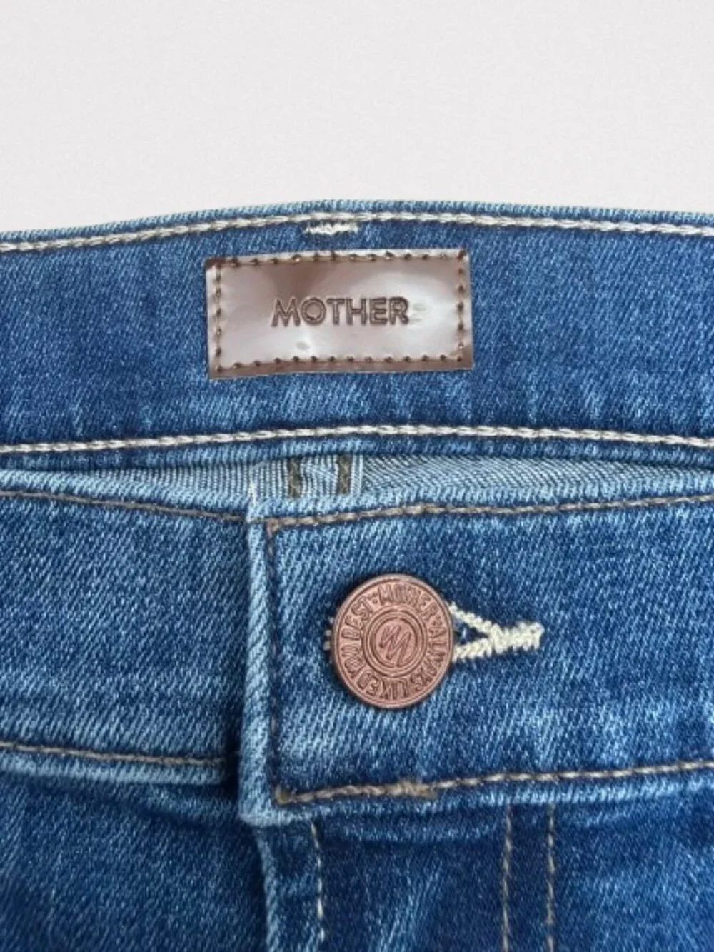 Mother The Insider Heel One Trick Pony Jeans Size 30 x 34" - Picture 4 of 10